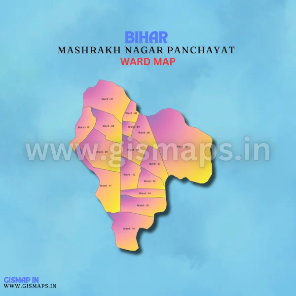 Mashrakh Nagar Panchayat Ward Map